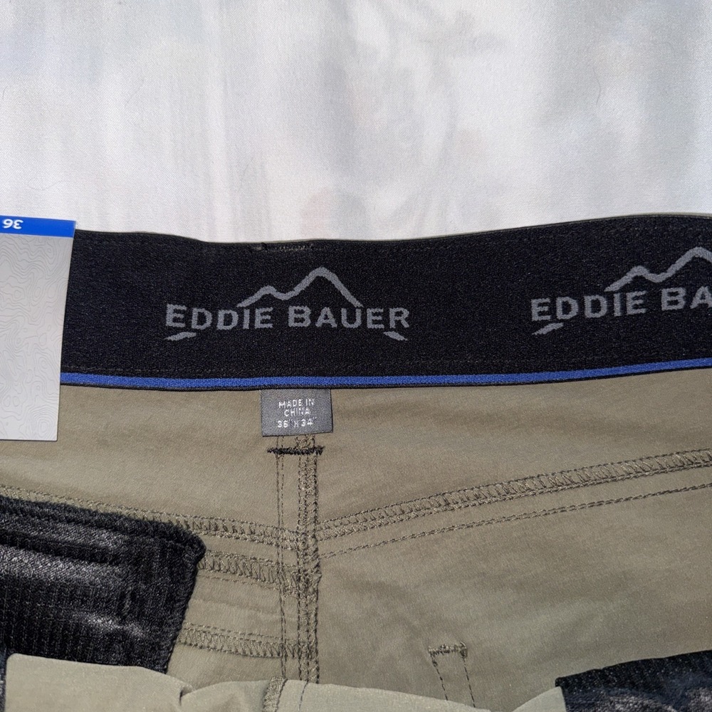 Men's Eddie Bauer Adventure Trek Tonya Size 36x34 Olive - Picture 3 of 5